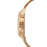 Buy Shop Guess Mini Sunrise Chronograph Quartz Rose Gold Dial Rose Gold Steel Strap Watch For Women - W0448L3 USA Online