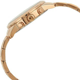 Buy Shop Guess Mini Sunrise Chronograph Quartz Rose Gold Dial Rose Gold Steel Strap Watch For Women - W0448L3 USA Online