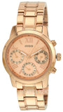 Buy Shop Guess Mini Sunrise Chronograph Quartz Rose Gold Dial Rose Gold Steel Strap Watch For Women - W0448L3 USA Online