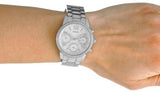 Buy Shop Guess Mini Sunrise Chronograph Quartz Silver Dial Silver Steel Strap Watch For Women - W0623L1 USA Online