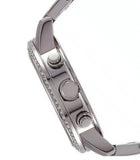 Buy Shop Guess Mini Sunrise Chronograph Quartz Silver Dial Silver Steel Strap Watch For Women - W0623L1 USA Online