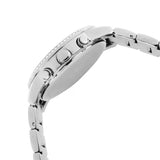 Buy Shop Guess Mini Sunrise Chronograph Quartz Silver Dial Silver Steel Strap Watch For Women - W0623L1 USA Online