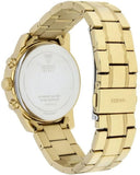 Buy Shop Guess Mini Sunrise Diamonds Silver Dial Gold Steel Strap Watch for Women - W0623L3 USA Online