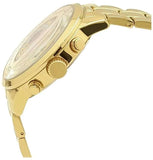 Buy Shop Guess Mini Sunrise Quartz Analog Orange Dial Gold Steel Strap Watch For Women - W0448L7 USA Online
