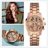 Buy Shop Guess Mini Sunrise Quartz Rose Gold Dial Rose Gold Steel Strap Watch For Women - W0448L9 USA Online