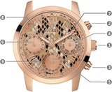 Buy Shop Guess Mini Sunrise Quartz Rose Gold Dial Rose Gold Steel Strap Watch For Women - W0448L9 USA Online