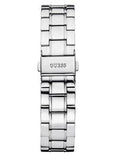 Buy Shop Guess Mini Sunrise Silver Dial Silver Steel Strap Watch For Women - W0448L1 USA Online
