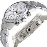 Buy Shop Guess Mini Sunrise Silver Dial Silver Steel Strap Watch For Women - W0448L1 USA Online