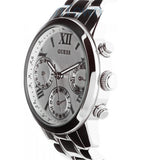 Buy Shop Guess Mini Sunrise Silver Dial Silver Steel Strap Watch For Women - W0448L1 USA Online