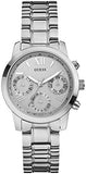 Buy Shop Guess Mini Sunrise Silver Dial Silver Steel Strap Watch For Women - W0448L1 USA Online