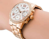 Buy Shop Guess Mini Surprise Analog Silver Dial Rose Gold Steel Strap Watch For Women - W0623L2 USA Online