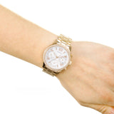 Buy Shop Guess Mini Surprise Analog Silver Dial Rose Gold Steel Strap Watch For Women - W0623L2 USA Online