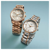 Buy Shop Guess Mini Surprise Analog Silver Dial Rose Gold Steel Strap Watch For Women - W0623L2 USA Online