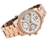 Buy Shop Guess Mini Surprise Analog Silver Dial Rose Gold Steel Strap Watch For Women - W0623L2 USA Online