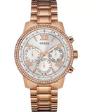Buy Shop Guess Mini Surprise Analog Silver Dial Rose Gold Steel Strap Watch For Women - W0623L2 USA Online