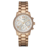 Buy Shop Guess Mini Surprise Analog Silver Dial Rose Gold Steel Strap Watch For Women - W0623L2 USA Online