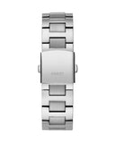 Buy Shop Guess Minimal Black Dial Silver Steel Strap Watch for Men - W0416G1 USA Online