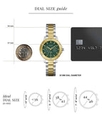 Buy Shop Guess Mist Analog Green Dial Two Tone Steel Strap Watch For Women - GW0723L1 USA Online