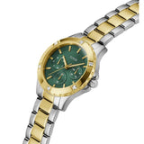 Buy Shop Guess Mist Analog Green Dial Two Tone Steel Strap Watch For Women - GW0723L1 USA Online