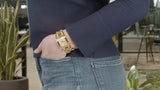 Buy Shop Guess Mod G Gold Dial Gold Steel Strap Watch for Women - GW0294L2 USA Online