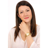 Buy Shop Guess Mod G Gold Dial Gold Steel Strap Watch for Women - GW0294L2 USA Online