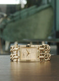 Buy Shop Guess Mod G Gold Dial Gold Steel Strap Watch for Women - GW0294L2 USA Online