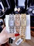 Buy Shop Guess MOD Heavy Metal Diamonds Gold Dial Gold Steel Strap Watch for Women - W0072L1 USA Online