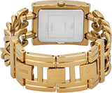 Buy Shop Guess MOD Heavy Metal Diamonds Gold Dial Gold Steel Strap Watch for Women - W0072L1 USA Online