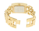 Buy Shop Guess MOD Heavy Metal Diamonds Gold Dial Gold Steel Strap Watch for Women - W0072L1 USA Online