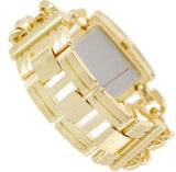 Buy Shop Guess MOD Heavy Metal Diamonds Gold Dial Gold Steel Strap Watch for Women - W0072L1 USA Online