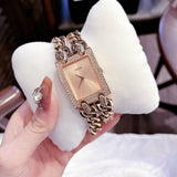 Buy Shop Guess Mod Heavy Metal Diamonds Rose Gold Dial Rose Gold Steel Strap Watch for Women - W0072L3 USA Online