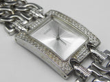 Buy Shop Guess Mod Heavy Metal Diamonds Silver Dial Silver Steel Strap Watch for Women - W95088L1 USA Online
