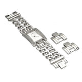 Buy Shop Guess Mod Heavy Metal Diamonds Silver Dial Silver Steel Strap Watch for Women - W95088L1 USA Online