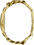 Buy Shop Guess Mod Heavy Metal Gold Dial Gold Steel Strap Watch For Women - W1117L2 USA Online