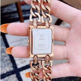 Buy Shop Guess Mod Heavy Metal Rose Gold Dial Rose Gold Steel Strap Watch For Women - W1117L3 USA Online
