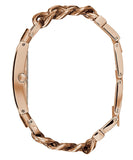 Buy Shop Guess Mod Heavy Metal Rose Gold Dial Rose Gold Steel Strap Watch For Women - W1117L3 USA Online
