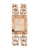 Buy Shop Guess Mod Heavy Metal Rose Gold Dial Rose Gold Steel Strap Watch For Women - W1117L3 USA Online