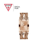 Buy Shop Guess Mod Heavy Metal Rose Gold Dial Rose Gold Steel Strap Watch For Women - W1117L3 USA Online