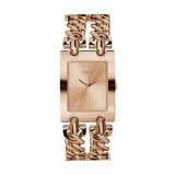 Buy Shop Guess Mod Heavy Metal Rose Gold Dial Rose Gold Steel Strap Watch For Women - W1117L3 USA Online