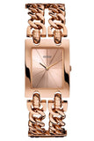Buy Shop Guess Mod Heavy Metal Rose Gold Dial Rose Gold Steel Strap Watch For Women - W1117L3 USA Online
