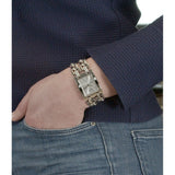 Buy Shop Guess Mod Heavy Metal Silver Dial Silver Steel Strap Watch For Women - W1117L1 USA Online