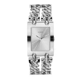 Buy Shop Guess Mod Heavy Metal Silver Dial Silver Steel Strap Watch For Women - W1117L1 USA Online