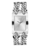 Buy Shop Guess Mod Heavy Metal Silver Dial Silver Steel Strap Watch For Women - W1117L1 USA Online
