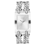 Buy Shop Guess Mod Heavy Metal Silver Dial Silver Steel Strap Watch For Women - W1117L1 USA Online