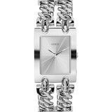 Buy Shop Guess Mod Heavy Metal Silver Dial Silver Steel Strap Watch For Women - W1117L1 USA Online