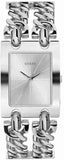 Buy Shop Guess Mod Heavy Metal Silver Dial Silver Steel Strap Watch For Women - W1117L1 USA Online