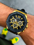 Buy Shop Guess Momentum Black Dial Black Rubber Strap Watch for Men - GW0263G1 USA Online