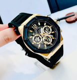 Buy Shop Guess Momentum Black Dial Black Rubber Strap Watch for Men - GW0263G1 USA Online
