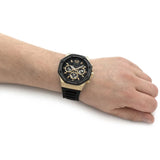 Buy Shop Guess Momentum Black Dial Black Rubber Strap Watch for Men - GW0263G1 USA Online