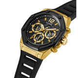 Buy Shop Guess Momentum Black Dial Black Rubber Strap Watch for Men - GW0263G1 USA Online